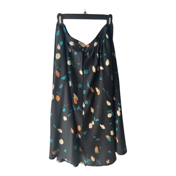 Gucci Vintage 100% Silk Midi Skirt Size 46 - Picture 1 of 8